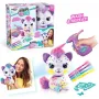 Плюшена играчка коте за оцветяване Canal Toys Airbrush plush Творчески комплект, снимка 3