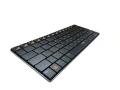 Unique Comfortable Keyboard Rapoo E6300 Wireless Bluetooth for ipad Black Stainless Steel   We ship , снимка 4