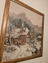 Гоблен зимна картина , коне, снимка 2
