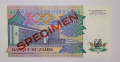 UNC. SPECIMEN. Банкнотата от Заир 100 Цента 1987 година. 7, снимка 4