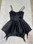 Черна мини рокля Replica-Moda XS