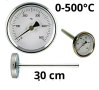 Термометър за димни газове със сонда 300mm, снимка 1 - Други стоки за дома - 44532492