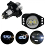 БЕЛИ LED крушки Angel Eyes ангелски очи за BMW E90 E91 E92 с Canbus, снимка 4