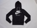 суитчър nike найк горнище блуза фанела худи дамска оригинал спорт S, снимка 1