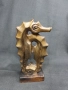 СТАРА РЕТРО БРОНЗОВА СТАТУЕТКА МОРСКИ КОНЧЕТА, снимка 4
