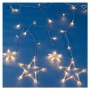 Декоративна коледна LED завеса, Звезди, 107 крушки , снимка 3