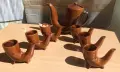 Керамичен сервиз 6+1 от 60те г. на ХХ век. Шатра Хан Крум, снимка 2
