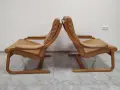 Скандинавски кресла, естествена кожа Д413, снимка 3