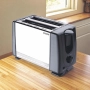 Тостер за 2 филии Termomax, 650W, метален, снимка 2