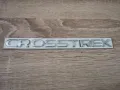 Subaru Crosstrek сребриста емблема надпис, снимка 1