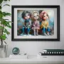 Картина „Мечтатели“ (AI Art) , снимка 2