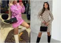 Дамска туника с дълъг ръкав Balenciaga - 2 налични цвята Код LFS197, снимка 1
