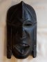 Африканска маска от абанос, снимка 1 - Други ценни предмети - 35095011