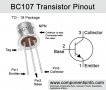 PHILIPS BC107B 45V 0.1A 0.3W NPN Transistor , снимка 2