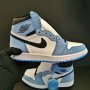 Нови Оригинални Обувки Nike Air Jordan 1 University Blue , снимка 2