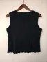 Черен топ потник фина плетка L размер , снимка 2