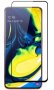 Стъклен протектор за Samsung Galaxy A80 A805F 2019 FullFace версия Black, снимка 1 - Фолия, протектори - 29945521
