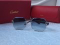 -35% Разпродажба Cartier 2022 прозрачни дамски слънчеви очила Осмоъгълник с камъни, снимка 4