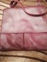 Дамска чанта естествена кожа Vera Pelle цвят бордо , снимка 2
