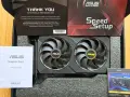 ASUS DUAL GeForce RTX 3060 Ti MINI OC Edition 8GB GDDR6 с кутия и всички аксесоари, снимка 2