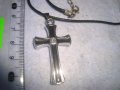 КРАСИВ ФЕШЪН АРТ НАГРЪДЕН КРЪСТ от БЛАГОРОДНА СТОМАНА с ЦИРКОН 46101, снимка 5
