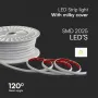 LED лента COB 220V IP65 286LED Студено Бяла Светлина 50m/ролка, снимка 2