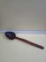 Стара дървена лъжица, черпак, снимка 3
