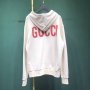 GUCCI Beige Manifesto Mask Print Дамско Горнище тип Суичър size XL, снимка 6