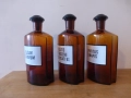 Големи аптекарски шишета 24 см 3 бр, снимка 4