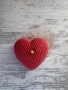 Нова ароматна свещ във формата на сърце в червен цвят с уникален аромат ❤️, снимка 1