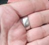 Винтидж / Стар сребърен пръстен с Морганит проба 925 , снимка 10