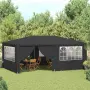 vidaXL Професионална парти шатра със стени 4х6 м антрацит 90 г/м², снимка 2