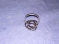 СТАР АЖУРЕН ДИЗАЙНЕРСКИ СРЕБЪРЕН ВИНТИДЖ ПРЪСТЕН ВИСОКА ПРОБА СРЕБРО 35244, снимка 17