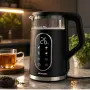 Електрическа кана 2200W с регулиране на температурата 40–100°C, 1.7L, LED дисплей и функция Keep War, снимка 3