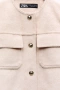 ZARA яке в пепел от рози, снимка 3