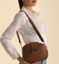 Елегантна дамска ежедневна чанта с три прегради 20х15х8 см., снимка 1 - Чанти - 44601357