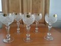 Кристални чаши за вино, снимка 1 - Антикварни и старинни предмети - 33760818