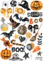 Скрапбук стикери за декорация планер halloween хелоуин самозалепващ лист А5 - различни видове, снимка 3