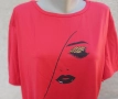 4XL /5XL Нова червена блуза (лице) , снимка 3