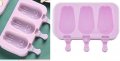Заек Великден ескимо сладолед силиконова форма молд калъп за десерти Popsicle Попсикъл, снимка 1