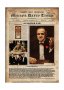 Кръстникът Дон Вито Корлеоне вестник постер плакат, снимка 1 - Картини - 35443131