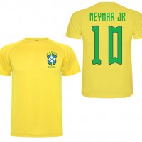 СВЕТОВНО 2022! DRI-FIT Детски и Мъжки тениски BRAZIL / БРАЗИЛИЯ с ИМЕ И НОМЕР по избор!