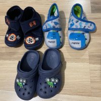 Пантофи 3 чифта, снимка 1 - Детски сандали и чехли - 36326662