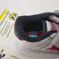 ПРОМО Lonsdale бебешки обувки , маратонки естествена кожа с лепенки, снимка 3 - Бебешки обувки - 36594095
