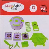 Мултифункционално ренде Multi salad Chef - 13 части, снимка 2 - Аксесоари за кухня - 31408384