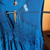 Синя рокля, снимка 4 - Рокли - 38036117