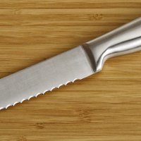 Луксозен сет 5 ножа със стойка и дъска, снимка 5 - Други стоки за дома - 30160387