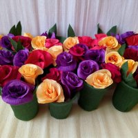 Готови вазички с цветя ,цена 2лв, снимка 3 - Декорация за дома - 31447630