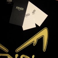 Fendi мъжки пуловер черен нов с етикет, снимка 7 - Пуловери - 34096800