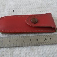 Кожено калъфче джобно ножче, снимка 5 - Антикварни и старинни предмети - 42433158